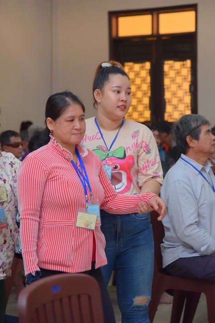 Gratitude ceremony and gift giving for the Blind Association of Charity Board