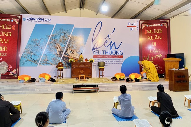 Chùa Đống Cao – Thanh Hóa: Khóa Tu Mùa Hè - 2023