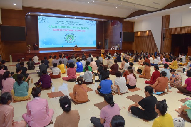 Community program Purification of body- mind, Guiding a healthy living method in accordance with the nature