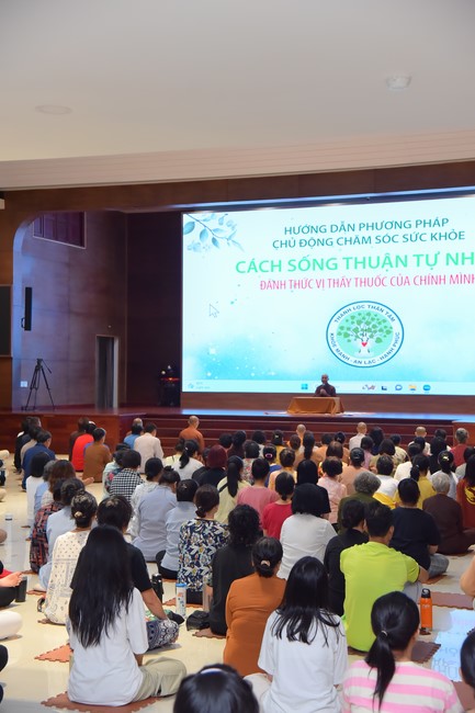 Community program Purification of body- mind, Guiding a healthy living method in accordance with the nature