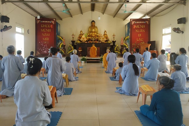 Chùa Đống Cao – Thanh Hóa: Kết khóa Khóa tu “Hướng Về Mùa Phật Đản” và thiện sự ngày rằm