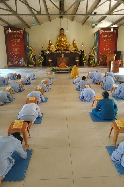Chùa Đống Cao – Thanh Hóa: Kết khóa Khóa tu “Hướng Về Mùa Phật Đản” và thiện sự ngày rằm