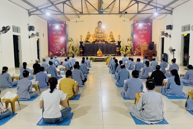 Chùa Đống Cao – Thanh Hóa: Kết khóa Khóa tu “Hướng Về Mùa Phật Đản” và thiện sự ngày rằm