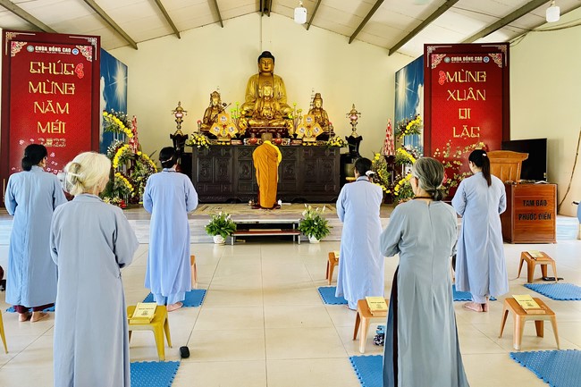 Chùa Đống Cao – Thanh Hóa: Kết khóa Khóa tu “Hướng Về Mùa Phật Đản” và thiện sự ngày rằm