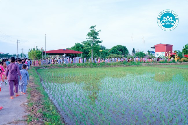 Summer Retreat for children in 2023 at Dong Cao pagoda, Thanh Hoa
