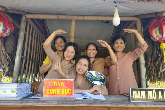 Summer Retreat for children in 2023 at Dong Cao pagoda, Thanh Hoa