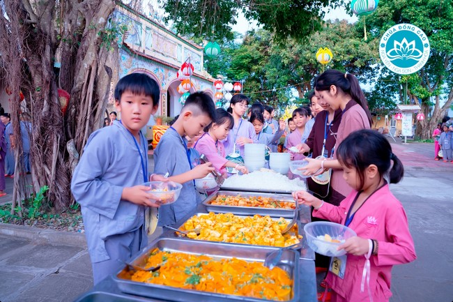 Summer Retreat for children in 2023 at Dong Cao pagoda, Thanh Hoa