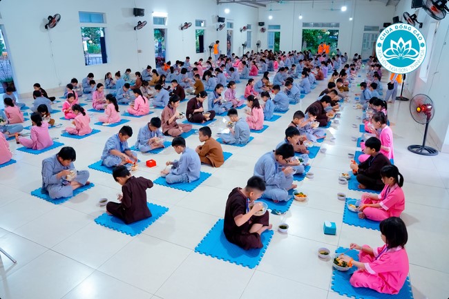 Summer Retreat for children in 2023 at Dong Cao pagoda, Thanh Hoa