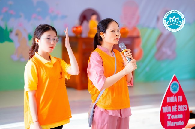 Summer Retreat for children in 2023 at Dong Cao pagoda, Thanh Hoa