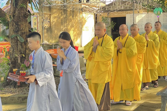 Summer Retreat for children in 2023 at Dong Cao pagoda, Thanh Hoa