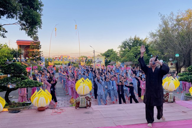 Summer Retreat for children in 2023 at Dong Cao pagoda, Thanh Hoa