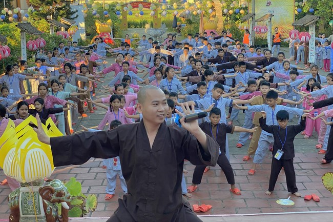 Summer Retreat for children in 2023 at Dong Cao pagoda, Thanh Hoa