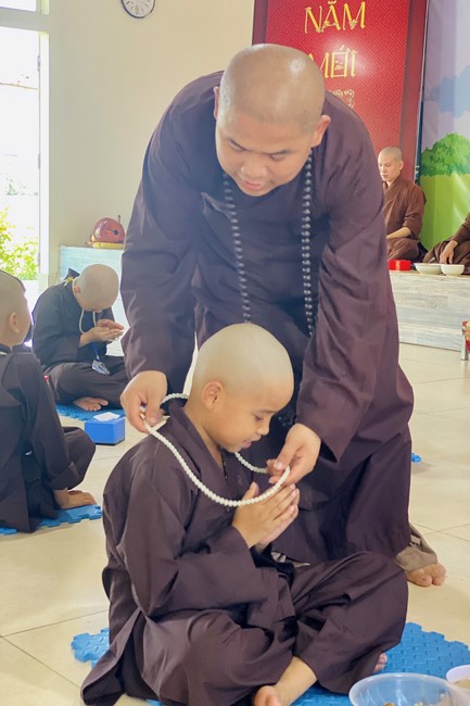 Summer Retreat for children in 2023 at Dong Cao pagoda, Thanh Hoa