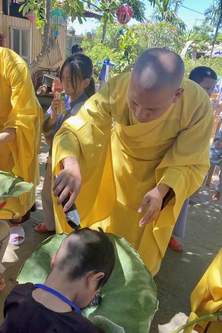 Summer Retreat for children in 2023 at Dong Cao pagoda, Thanh Hoa