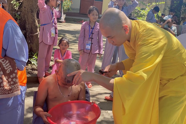 Summer Retreat for children in 2023 at Dong Cao pagoda, Thanh Hoa