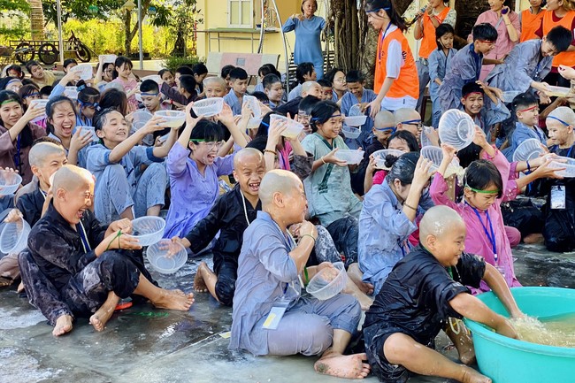 Summer Retreat for children in 2023 at Dong Cao pagoda, Thanh Hoa