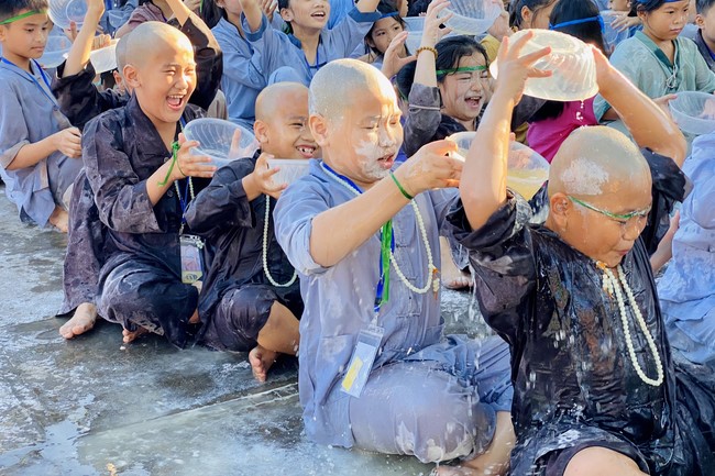 Summer Retreat for children in 2023 at Dong Cao pagoda, Thanh Hoa