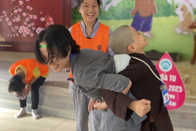 Summer Retreat for children in 2023 at Dong Cao pagoda, Thanh Hoa