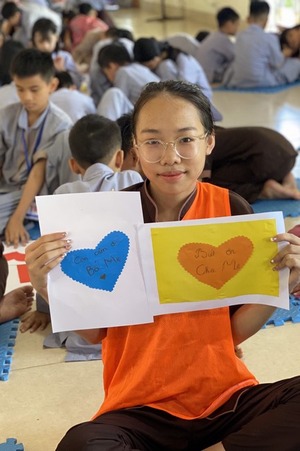 Summer Retreat for children in 2023 at Dong Cao pagoda, Thanh Hoa