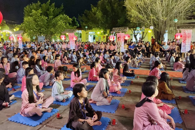 Summer Retreat for children in 2023 at Dong Cao pagoda, Thanh Hoa