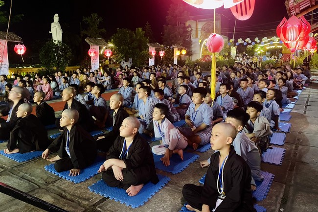 Summer Retreat for children in 2023 at Dong Cao pagoda, Thanh Hoa