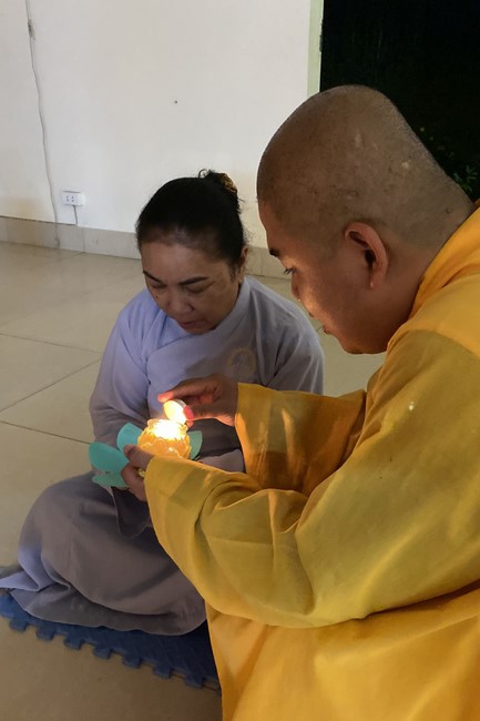 The 1st Retreat The path leading to right direction at Dong Cao Pagoda, Thanh Hoa