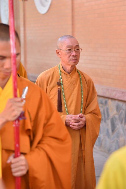 Permanent Director Board of Vietnam Buddhist Sangha visit Hoang Phap Pagoda
