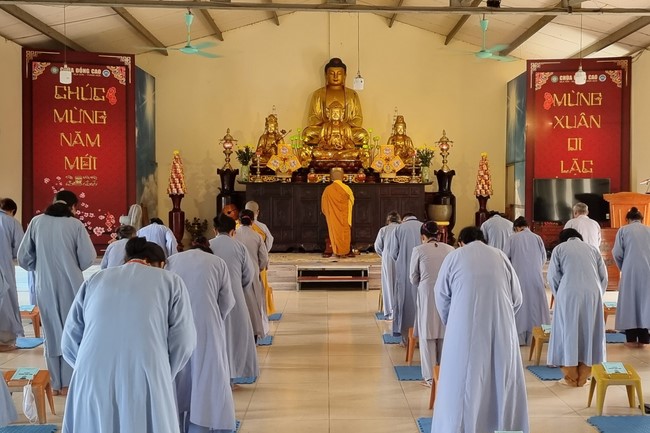 The 14th Retreat I have returned at Dong Cao Pagoda, Thanh Hoa