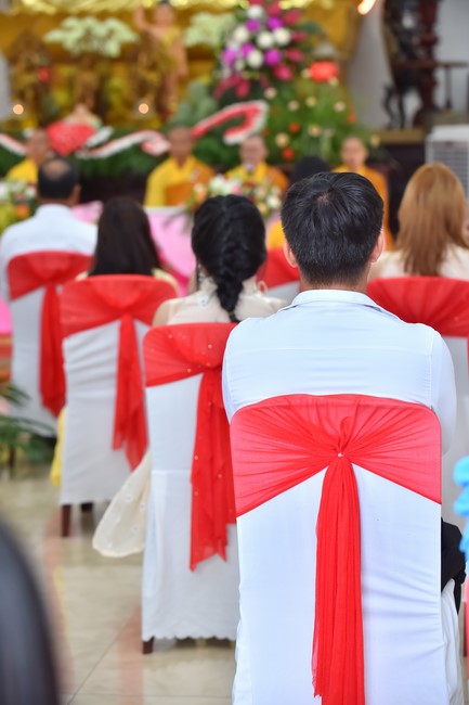 Wedding Ceremony at the pagoda