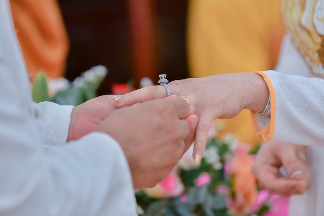 Wedding Ceremony at the pagoda