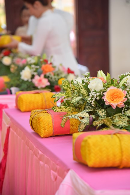 Wedding Ceremony at the pagoda