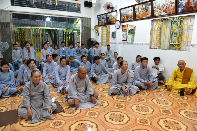 Repentant Ceremony at Minh Chat ashram in Can Tho