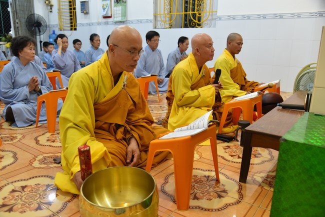 Repentant Ceremony at Minh Chat ashram in Can Tho