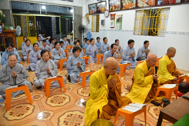 Repentant Ceremony at Minh Chat ashram in Can Tho