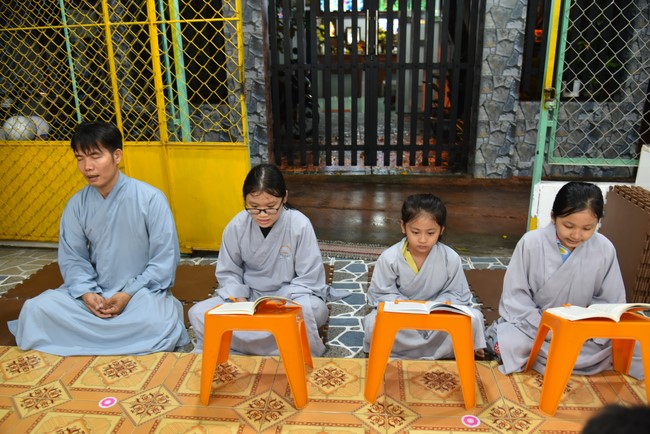 Repentant Ceremony at Minh Chat ashram in Can Tho