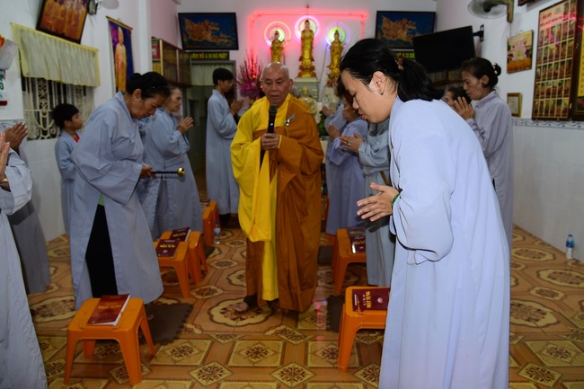 Repentant Ceremony at Minh Chat ashram in Can Tho