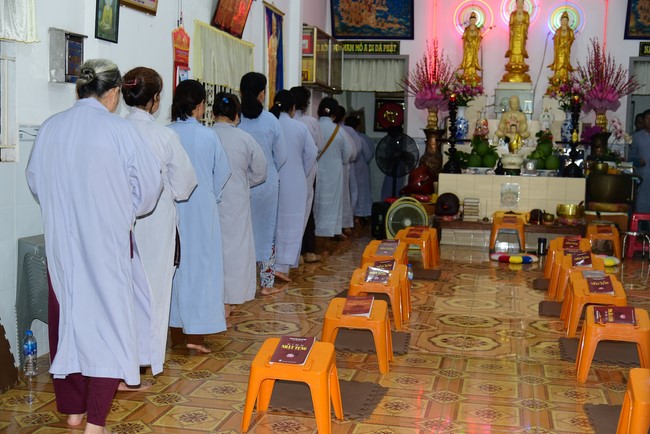 Repentant Ceremony at Minh Chat ashram in Can Tho