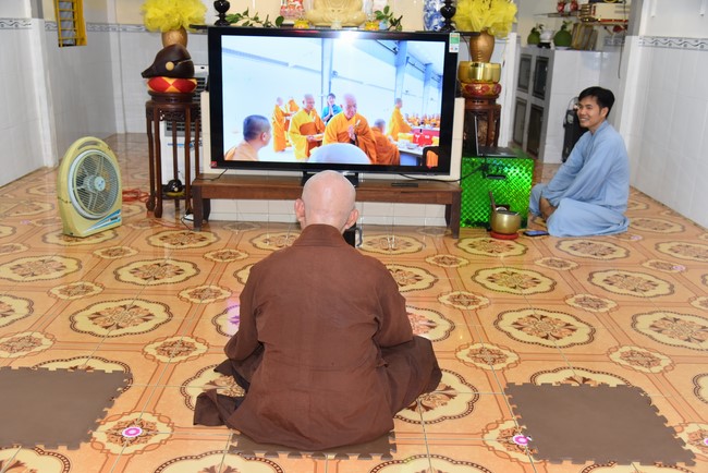 Repentant Ceremony at Minh Chat ashram in Can Tho