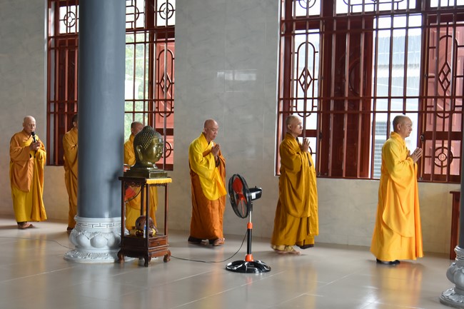 Offering to Three Jewel at Pagodas in the Western of the Charity Board