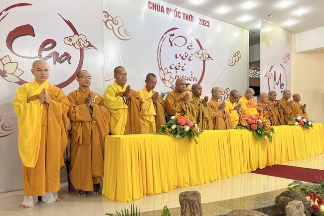 The Great Ullambana Ceremony 2023 at Quoc Thoi pagoda, Ben Tre