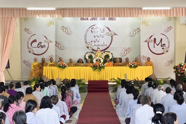The Great Ullambana Ceremony 2023 at Quoc Thoi pagoda, Ben Tre