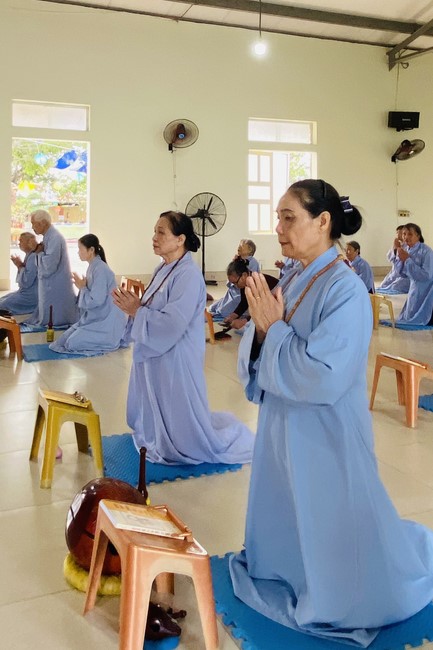 Chùa Đống Cao – Thanh Hóa: Lễ Quy y Tam bảo và Thiện sự ngày rằm