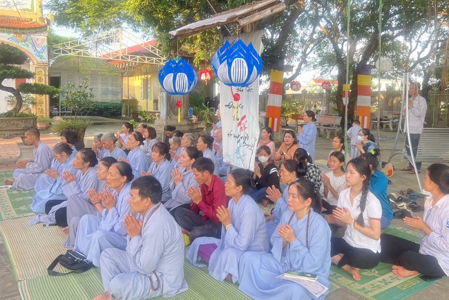 Chùa Đống Cao – Thanh Hóa: Lễ Quy y Tam bảo và Thiện sự ngày rằm