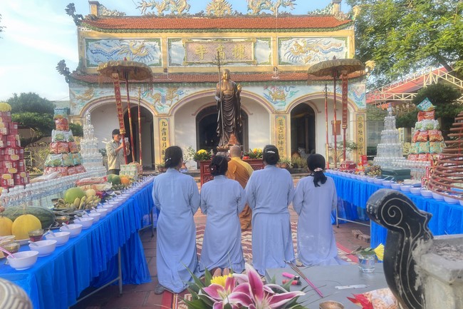 Chùa Đống Cao – Thanh Hóa: Lễ Quy y Tam bảo và Thiện sự ngày rằm