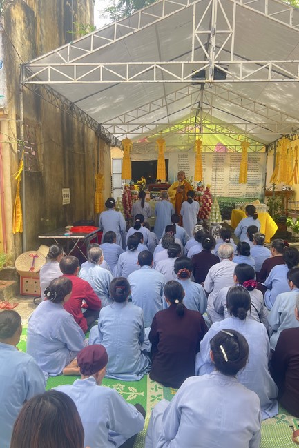 Chùa Đống Cao – Thanh Hóa: Lễ Quy y Tam bảo và Thiện sự ngày rằm