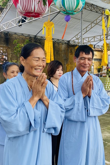 Chùa Đống Cao – Thanh Hóa: Lễ Quy y Tam bảo và Thiện sự ngày rằm