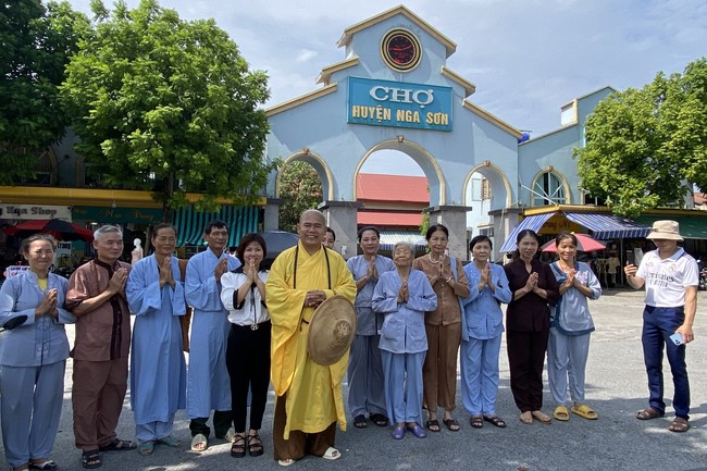 Chùa Đống Cao – Thanh Hóa: Lễ Quy y Tam bảo và Thiện sự ngày rằm