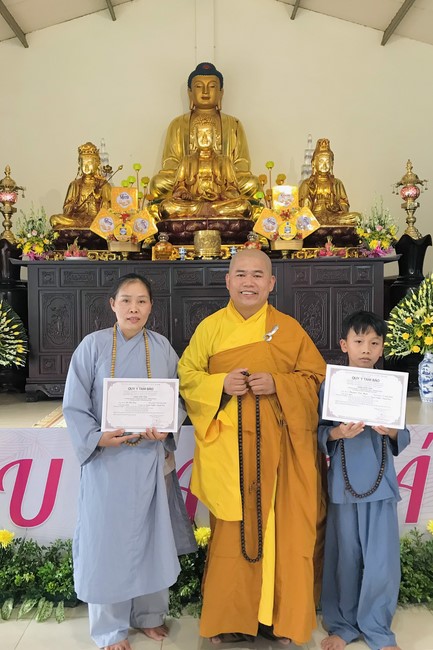 Chùa Đống Cao – Thanh Hóa: Lễ Quy y Tam bảo và Thiện sự ngày rằm