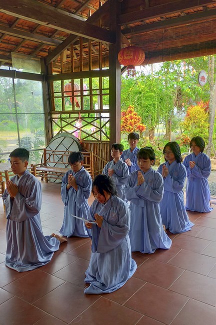 2nd  Teenager  Retreat at Dang Phap Pagoda, Binh Phuoc