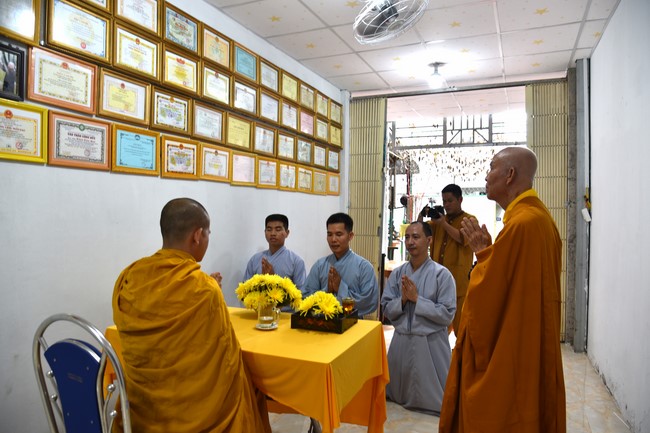The 6th One-Day Retreat, and Celebrating the Longevity at Minh Chat Ashram in Can Tho